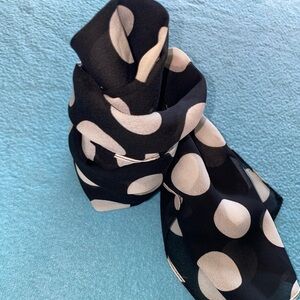 UNBRANDED polka dot semi sheer scarf